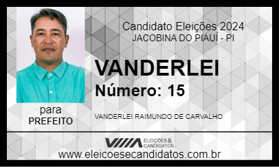 Candidato VANDERLEI 2024 - JACOBINA DO PIAUÍ - Eleições