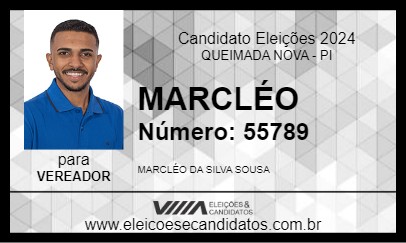 Candidato MARCLÉO 2024 - QUEIMADA NOVA - Eleições