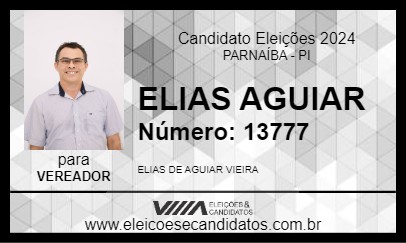 Candidato ELIAS AGUIAR 2024 - PARNAÍBA - Eleições