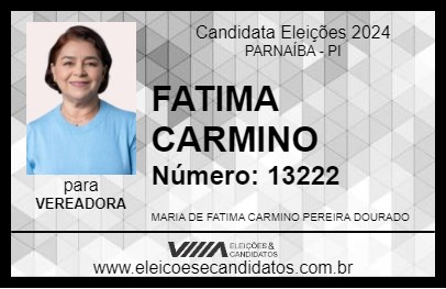 Candidato FATIMA CARMINO 2024 - PARNAÍBA - Eleições