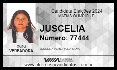 Candidato JUSCELIA 2024 - MATIAS OLÍMPIO - Eleições