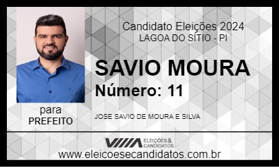 Candidato SAVIO MOURA 2024 - LAGOA DO SÍTIO - Eleições