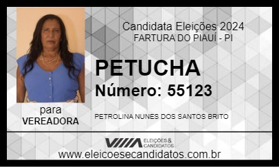 Candidato PETUCHA 2024 - FARTURA DO PIAUÍ - Eleições