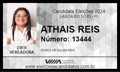 Candidato ATHAIS REIS 2024 - LAGOA DO SÍTIO - Eleições