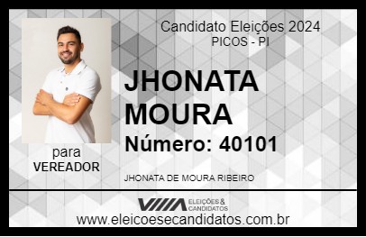 Candidato JHONATA MOURA 2024 - PICOS - Eleições