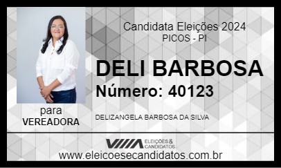 Candidato DELI BARBOSA 2024 - PICOS - Eleições