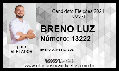 Candidato BRENO LUZ 2024 - PICOS - Eleições