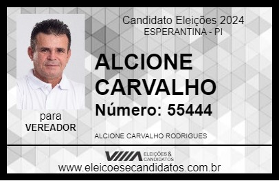 Candidato ALCIONE CARVALHO 2024 - ESPERANTINA - Eleições