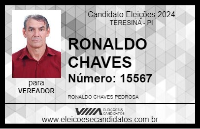 Candidato RONALDO CHAVES 2024 - TERESINA - Eleições