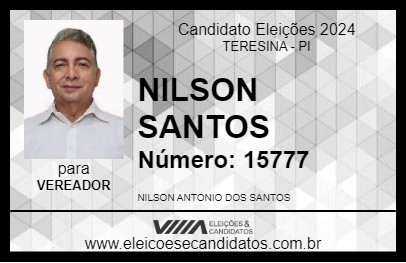 Candidato NILSON SANTOS 2024 - TERESINA - Eleições