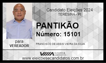 Candidato PANTIKÃO 2024 - TERESINA - Eleições