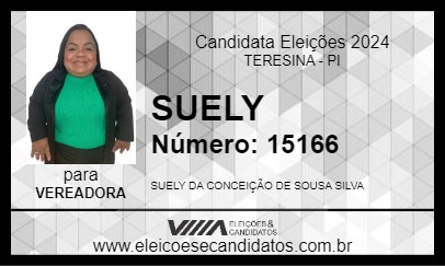 Candidato SUELY 2024 - TERESINA - Eleições