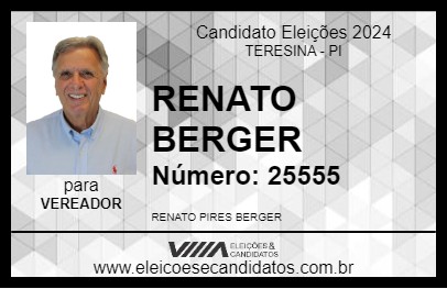 Candidato RENATO BERGER 2024 - TERESINA - Eleições