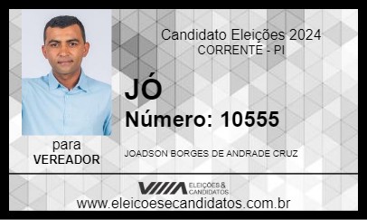 Candidato JÓ 2024 - CORRENTE - Eleições