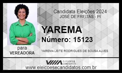 Candidato YAREMA 2024 - JOSÉ DE FREITAS - Eleições