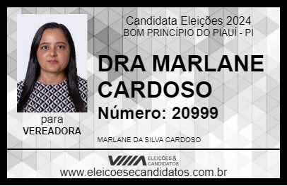 Candidato DRA MARLANE CARDOSO 2024 - BOM PRINCÍPIO DO PIAUÍ - Eleições