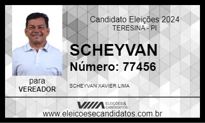 Candidato SCHEYVAN 2024 - TERESINA - Eleições