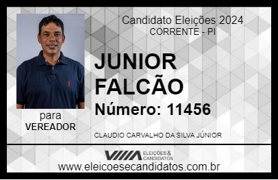 Candidato JUNIOR FALCÃO 2024 - CORRENTE - Eleições