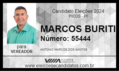 Candidato MARCOS BURITI 2024 - PICOS - Eleições