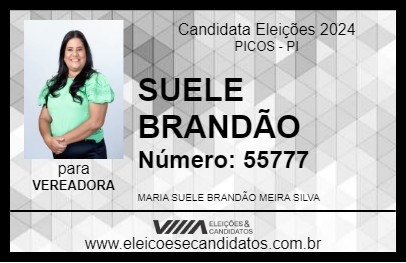 Candidato SUELE BRANDÃO 2024 - PICOS - Eleições