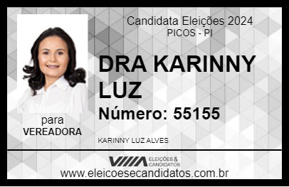 Candidato DRA KARINNY LUZ 2024 - PICOS - Eleições