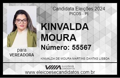 Candidato KINVALDA MOURA 2024 - PICOS - Eleições