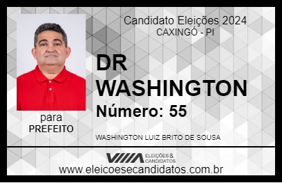 Candidato DR WASHINGTON 2024 - CAXINGÓ - Eleições