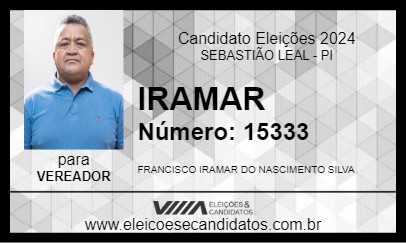 Candidato IRAMAR 2024 - SEBASTIÃO LEAL - Eleições