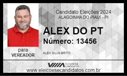 Candidato ALEX DO PT 2024 - ALAGOINHA DO PIAUÍ - Eleições