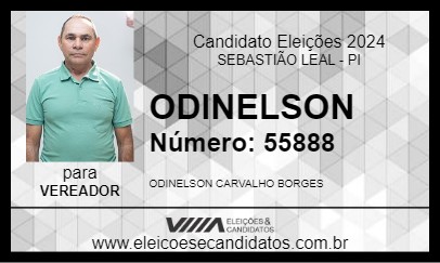 Candidato ODINELSON 2024 - SEBASTIÃO LEAL - Eleições