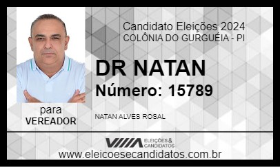 Candidato DR NATAN 2024 - COLÔNIA DO GURGUÉIA - Eleições