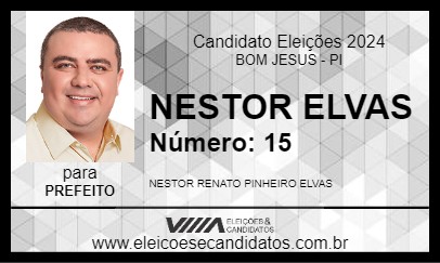 Candidato NESTOR ELVAS 2024 - BOM JESUS - Eleições