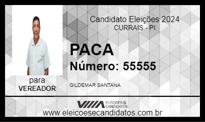 Candidato PACA 2024 - CURRAIS - Eleições