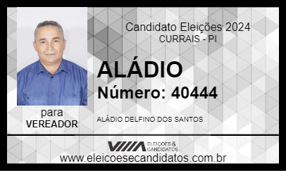 Candidato ALÁDIO 2024 - CURRAIS - Eleições