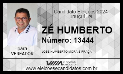 Candidato ZÉ HUMBERTO 2024 - URUÇUÍ - Eleições