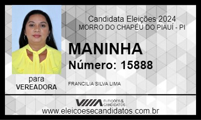 Candidato MANINHA 2024 - MORRO DO CHAPÉU DO PIAUÍ - Eleições