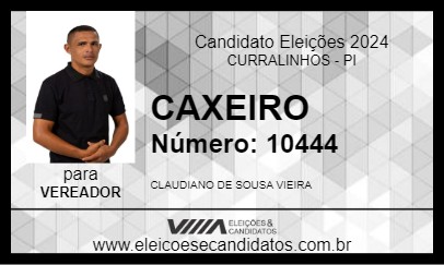 Candidato CAXEIRO 2024 - CURRALINHOS - Eleições