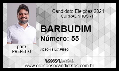 Candidato BARBUDIM 2024 - CURRALINHOS - Eleições