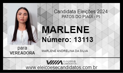 Candidato MARLENE 2024 - PATOS DO PIAUÍ - Eleições