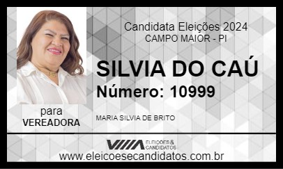 Candidato SILVIA DO CAÚ 2024 - CAMPO MAIOR - Eleições