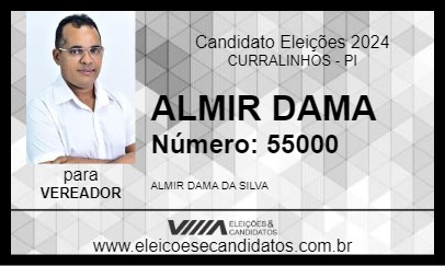 Candidato ALMIR DAMA 2024 - CURRALINHOS - Eleições