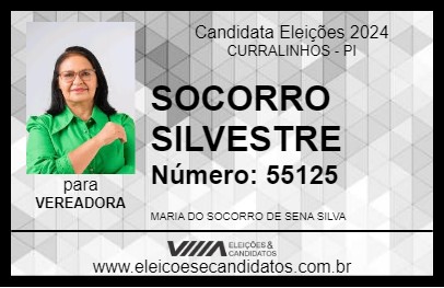 Candidato SOCORRO SILVESTRE 2024 - CURRALINHOS - Eleições