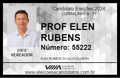 Candidato PROF ELEN RUBENS 2024 - CURRALINHOS - Eleições