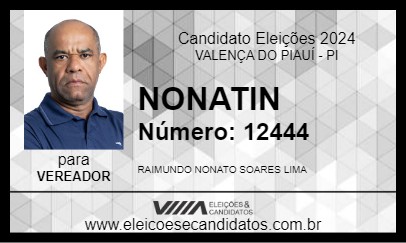 Candidato NONATIN 2024 - VALENÇA DO PIAUÍ - Eleições