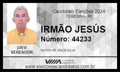 Candidato IRMÃO JESUS 2024 - TERESINA - Eleições