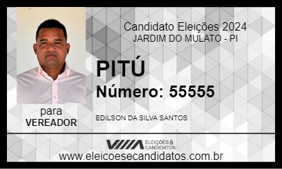 Candidato PITÚ 2024 - JARDIM DO MULATO - Eleições