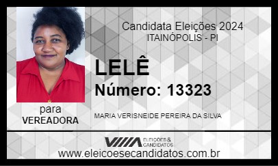 Candidato LELÊ 2024 - ITAINÓPOLIS - Eleições