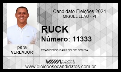 Candidato RUCK 2024 - MIGUEL LEÃO - Eleições