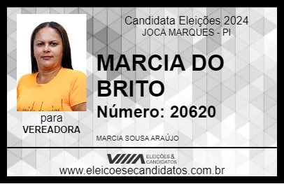 Candidato MARCIA DO BRITO 2024 - JOCA MARQUES - Eleições