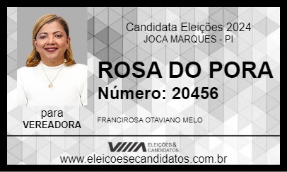 Candidato ROSA DO PORA 2024 - JOCA MARQUES - Eleições